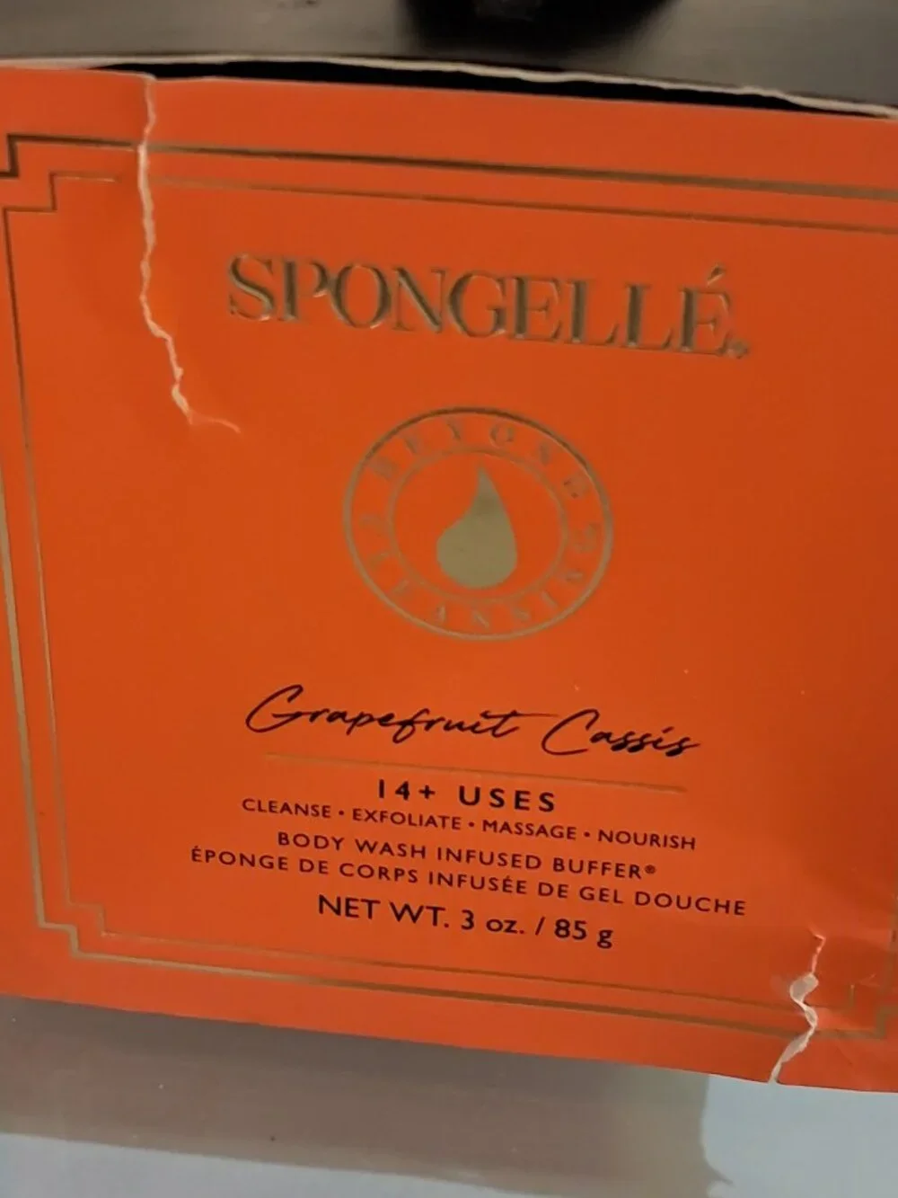 Spongelle Grapefruit Cassis Body Wash Sponge 3 Oz